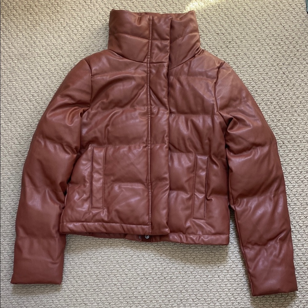 Abercrombie & Fitch Brown Puffer Jacket
